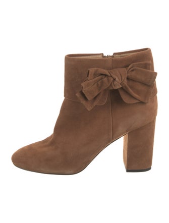 Kate Spade New York Suede Bow Accents Boots