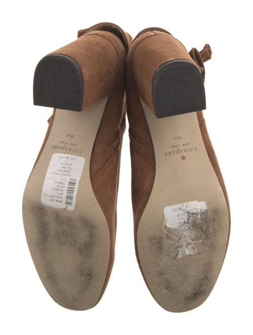 Kate Spade New York Suede Bow Accents Boots