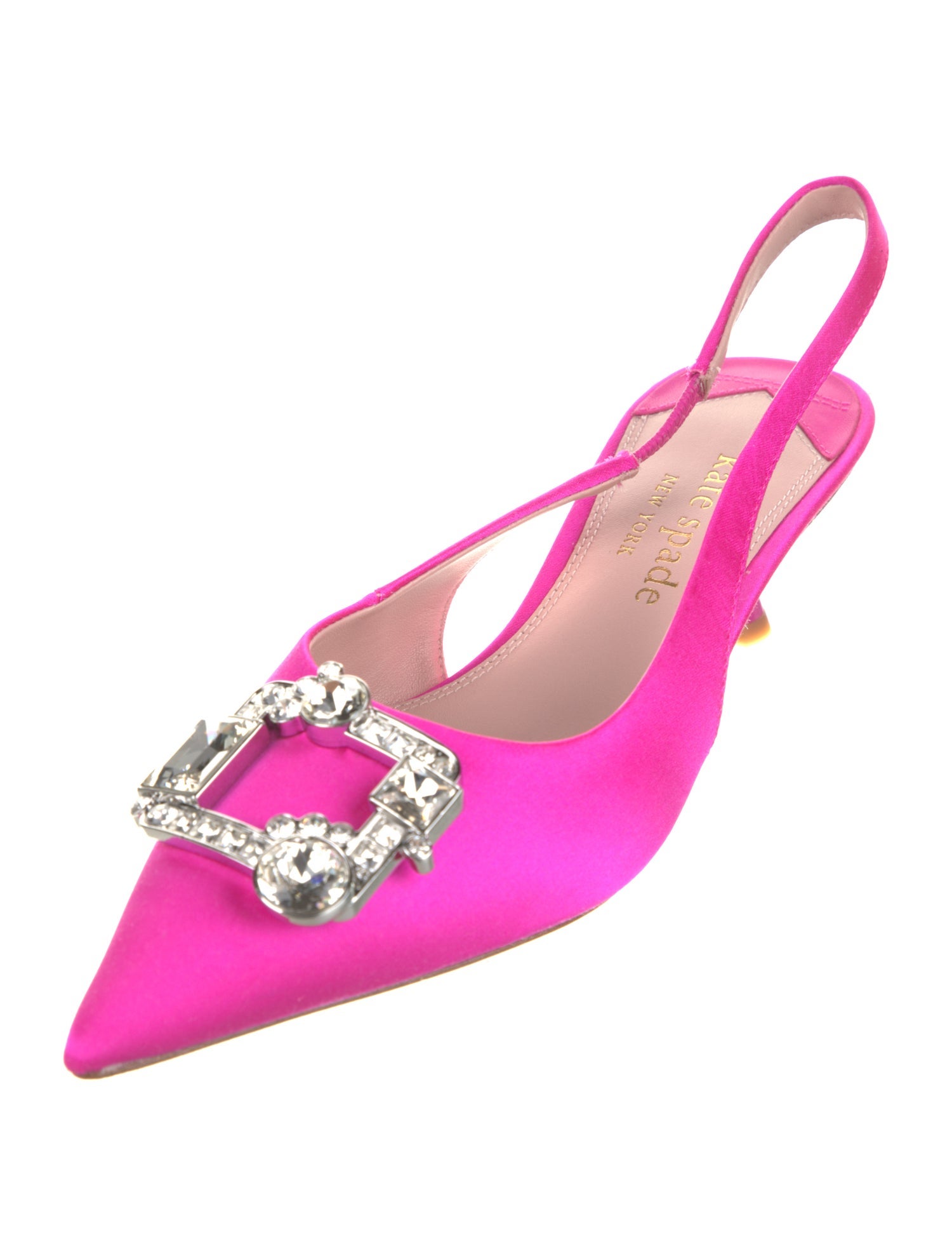 Kate Spade New York Satin Bow Accents Slingback Pumps