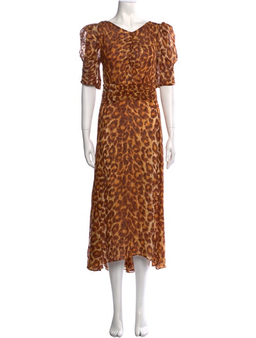 Kate Spade New York Silk Midi Length Dress
