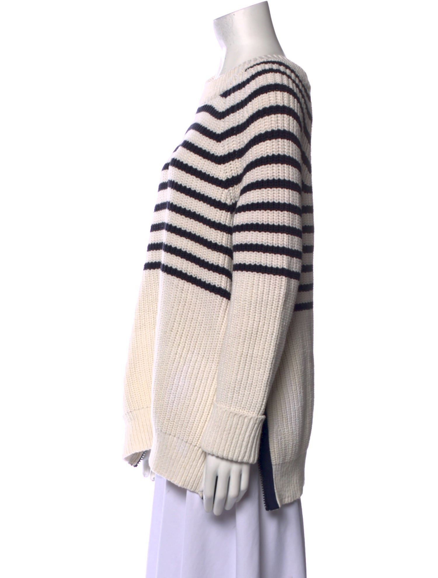 Kate Spade New York Striped Crew Neck Sweater