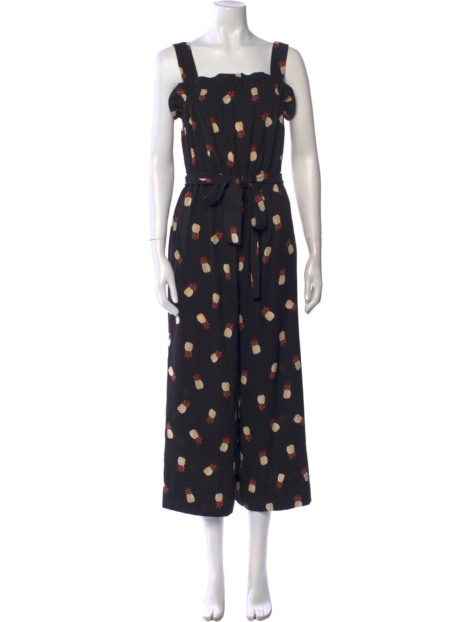 Kate Spade New York Printed Square Neckline Jumpsuit