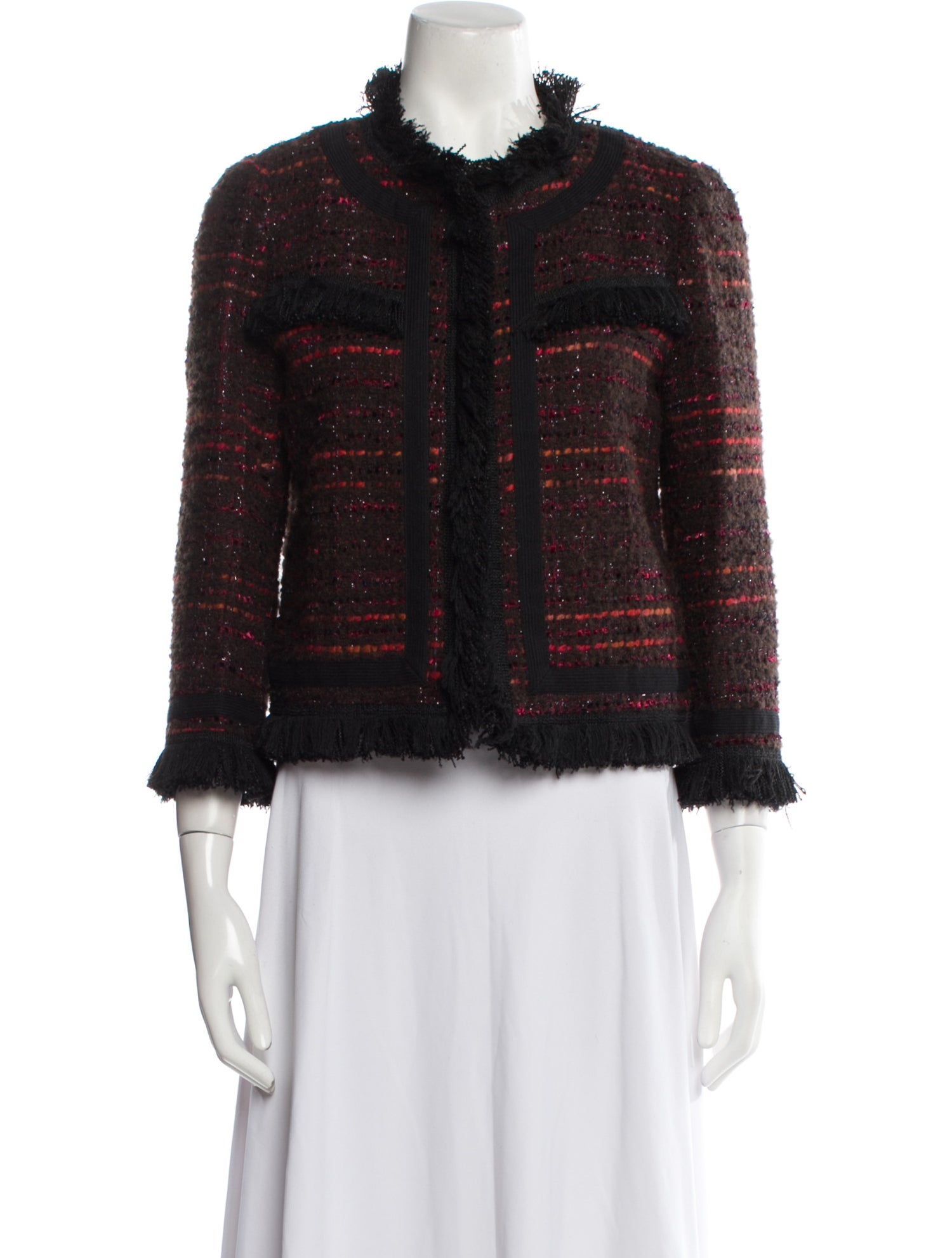 Kate Spade New York Tweed Pattern Evening Jacket