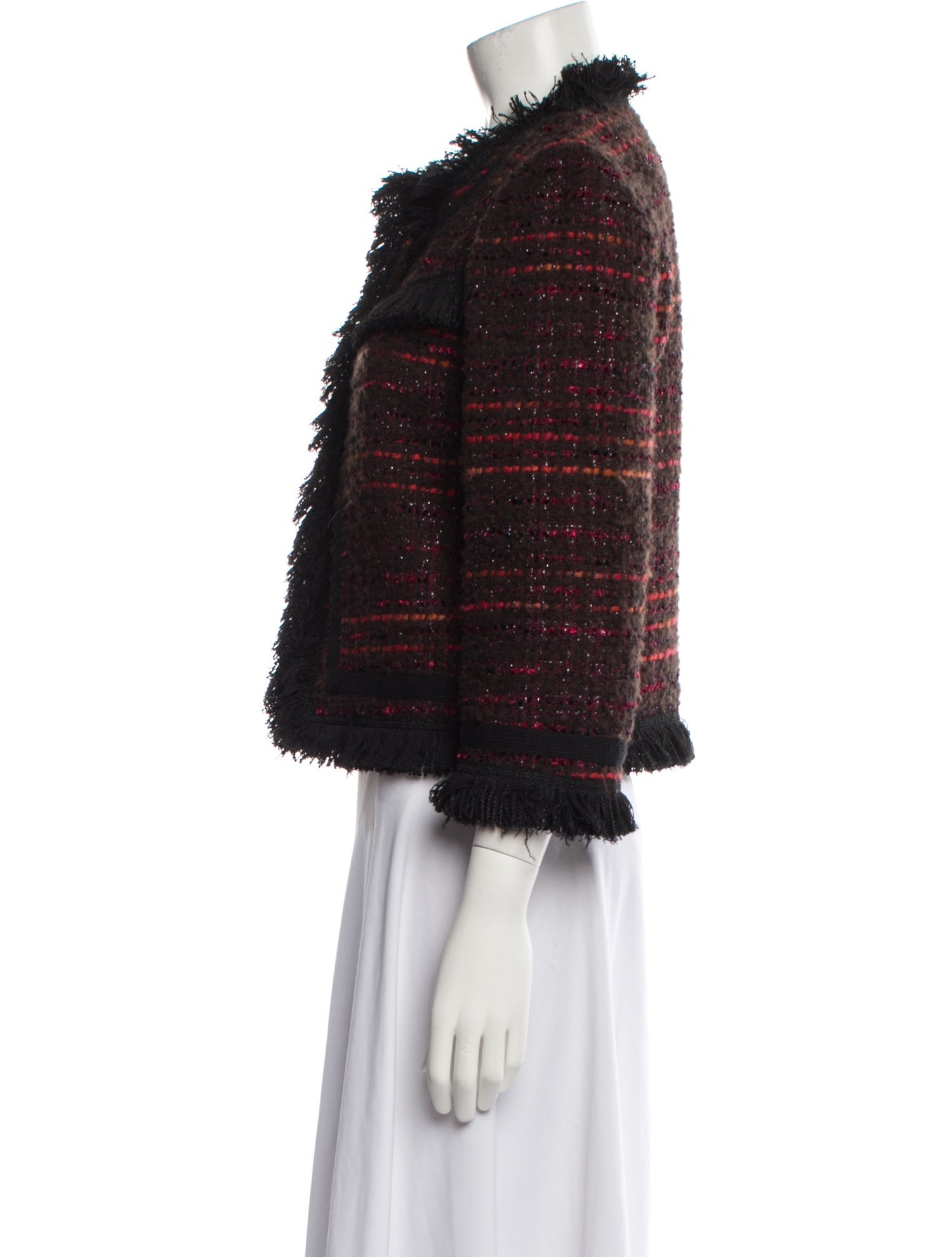 Kate Spade New York Tweed Pattern Evening Jacket