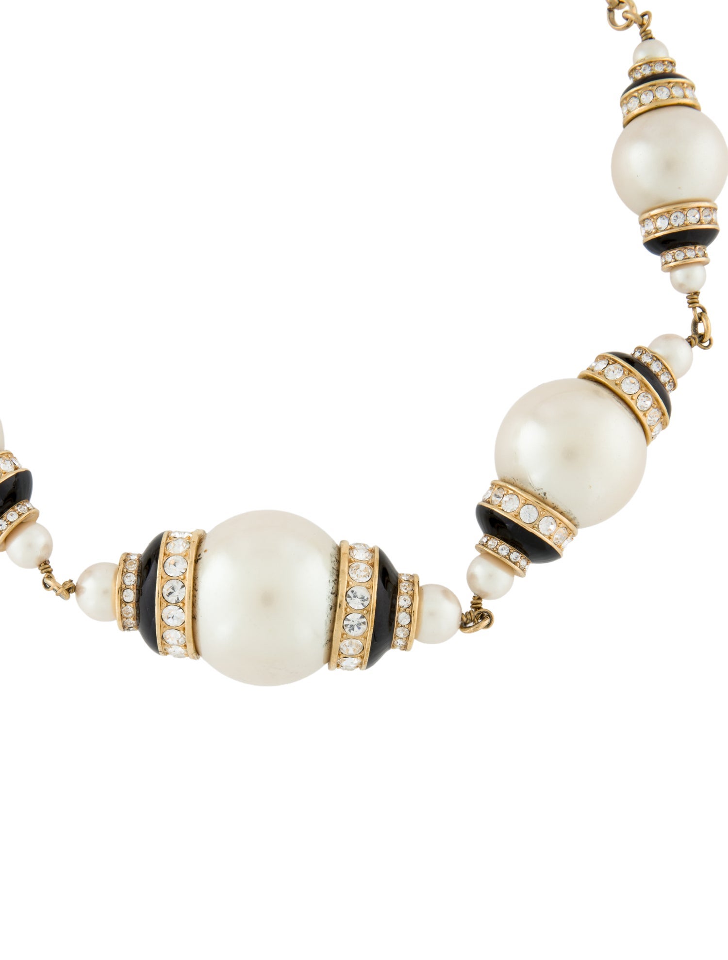 Kate Spade New York Crystal & Faux Pearl Choker Necklace