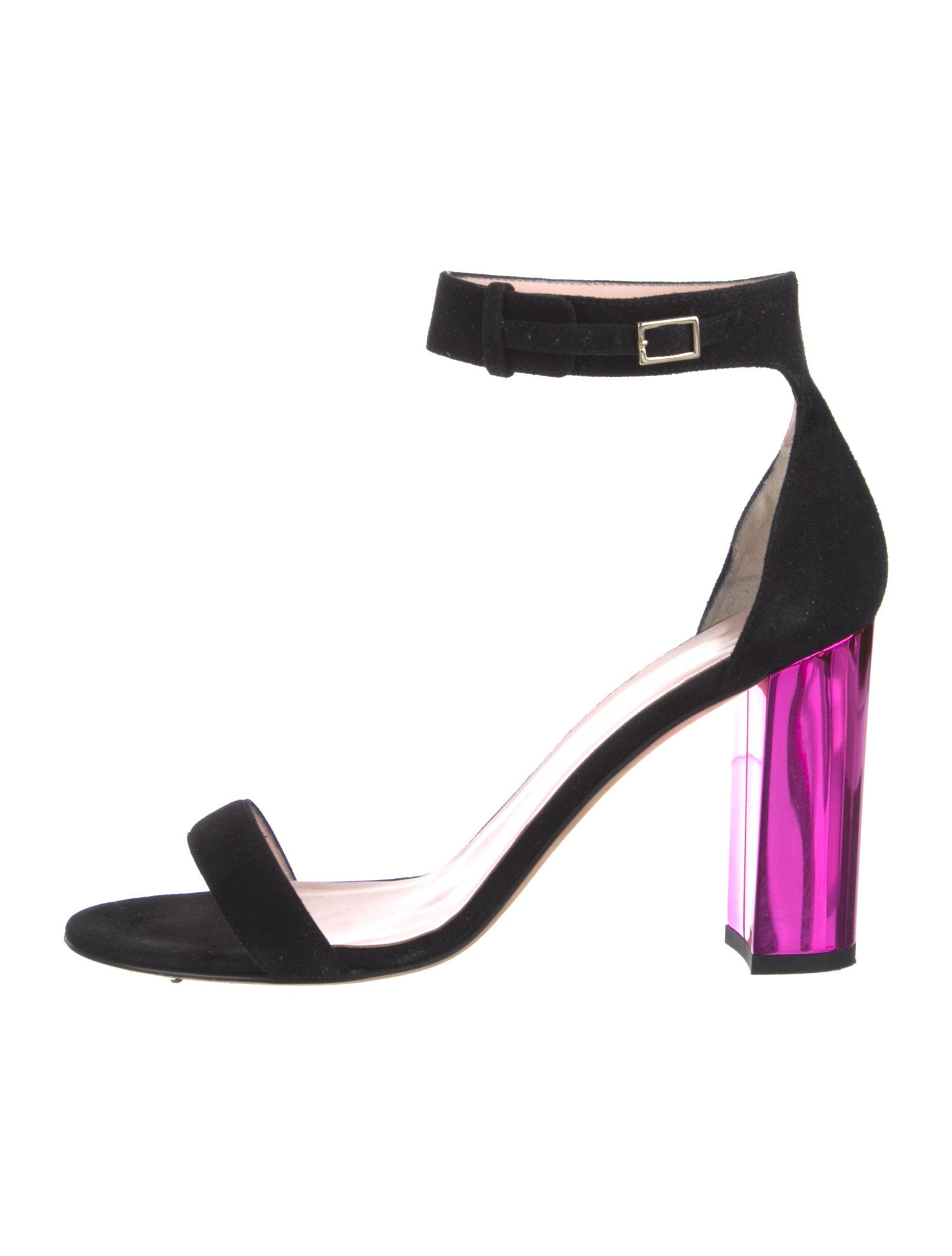 Kate Spade New York Suede Crystal Embellishments Sandals