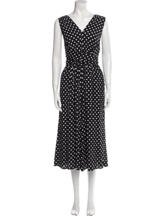 Kate Spade New York Polka Dot Print V-Neck Romper