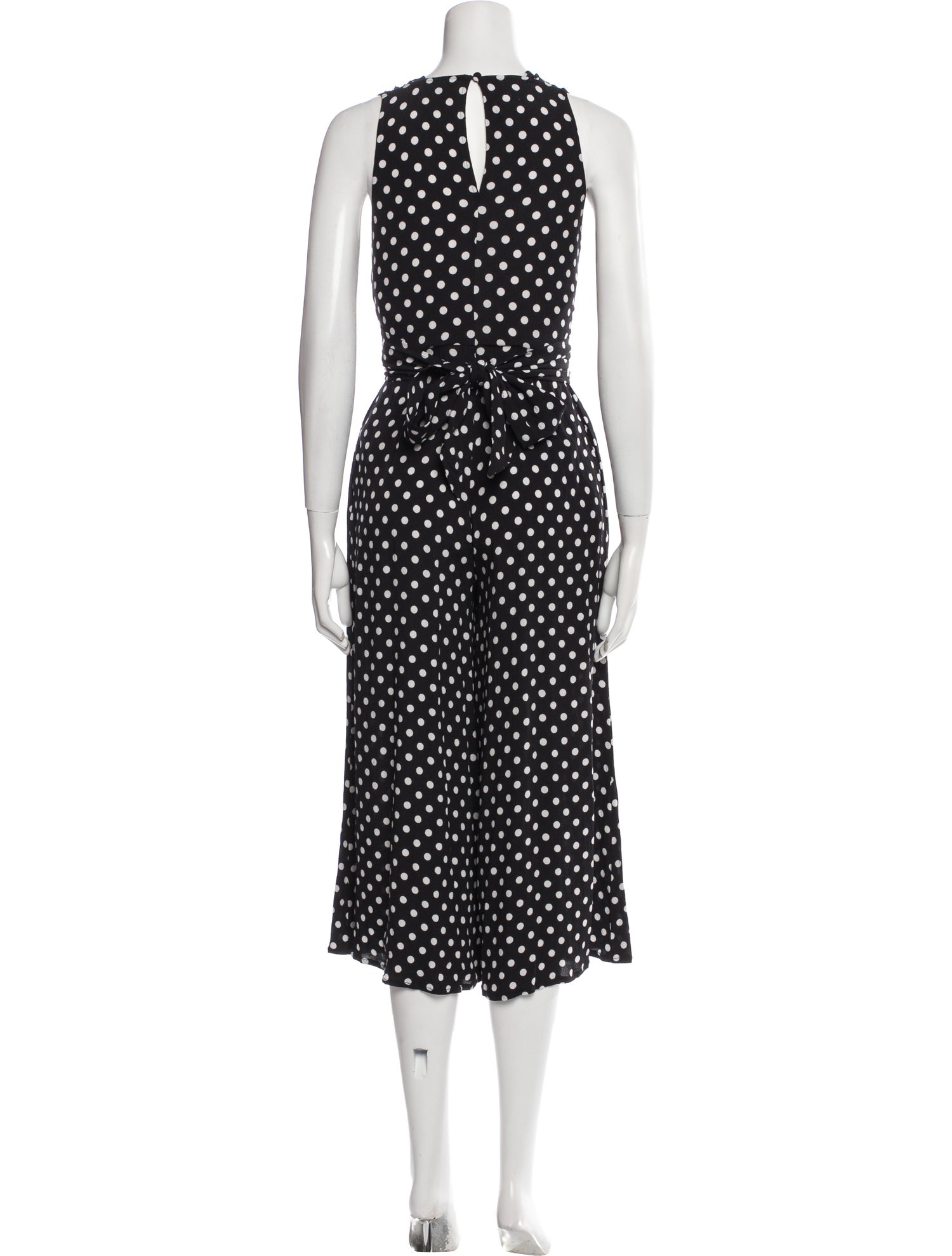 Kate Spade New York Polka Dot Print V-Neck Romper