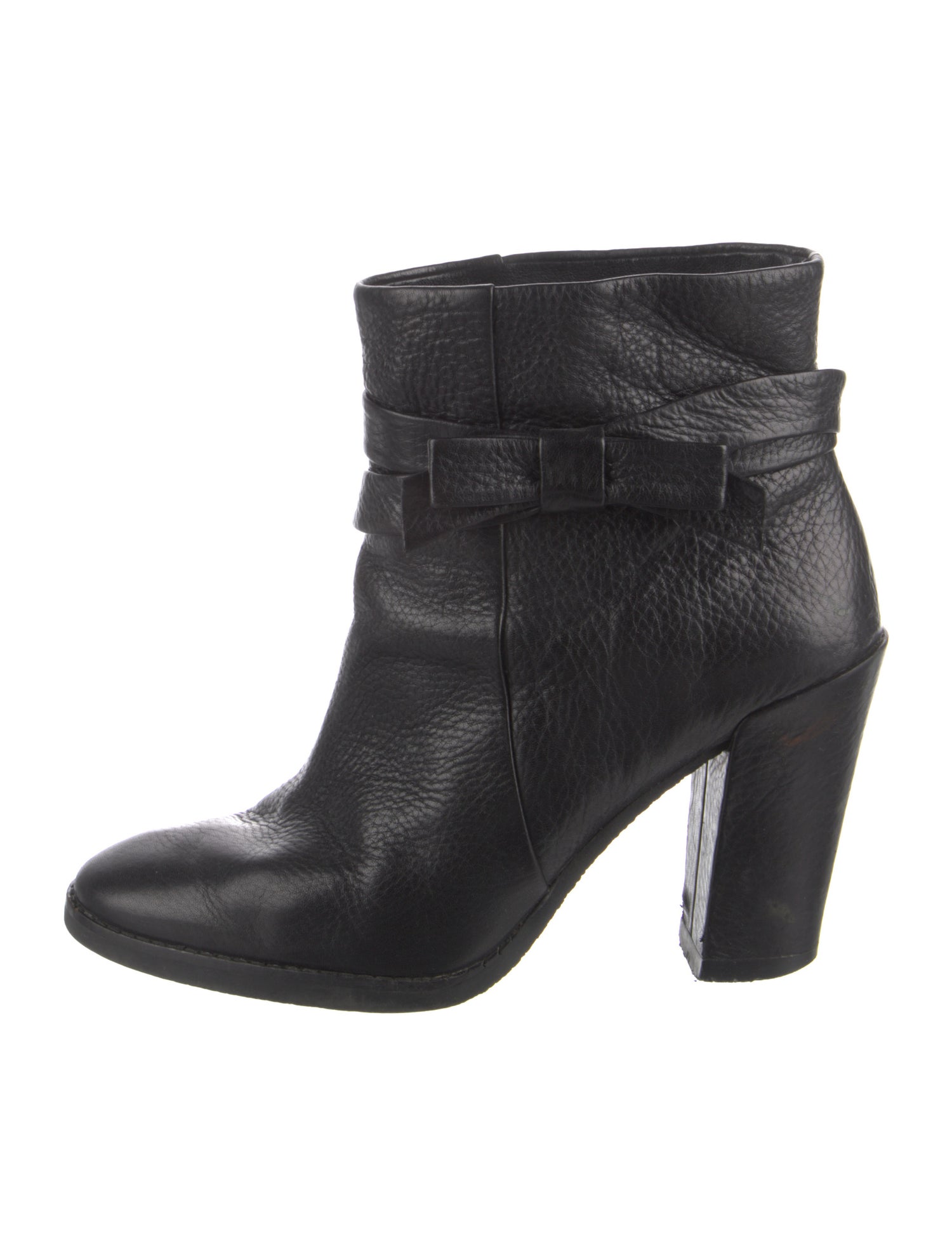 Kate Spade New York Leather Bow Accents Boots