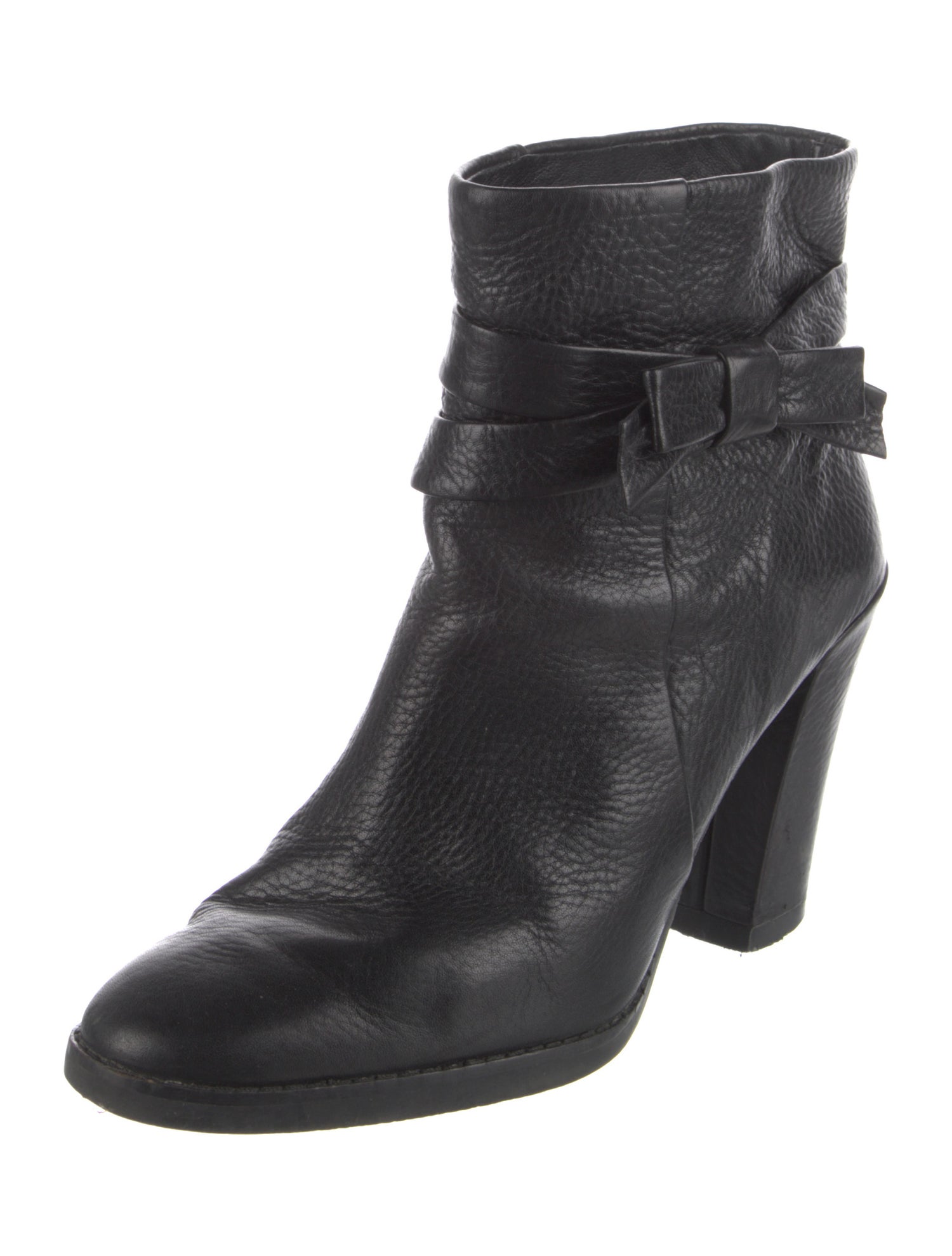 Kate Spade New York Leather Bow Accents Boots