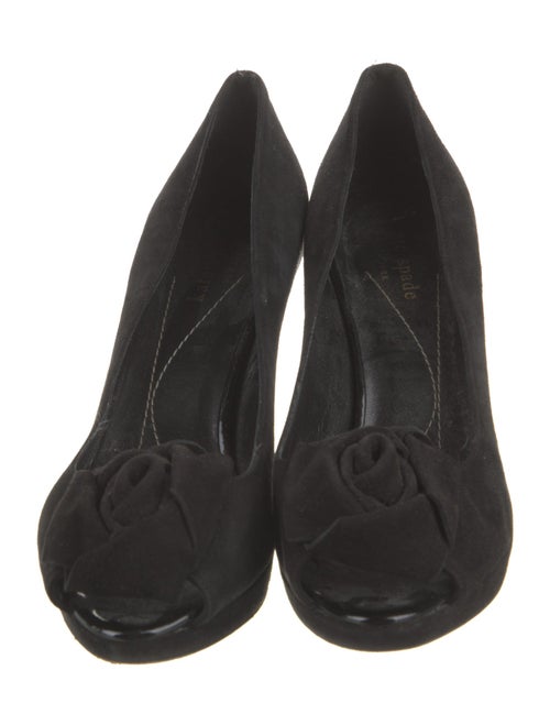 Kate Spade New York Suede Floral Print Pumps