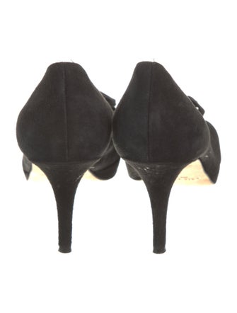 Kate Spade New York Suede Floral Print Pumps