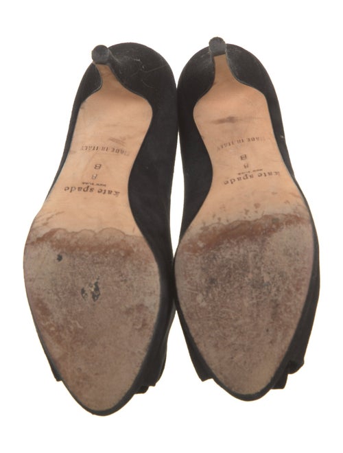 Kate Spade New York Suede Floral Print Pumps