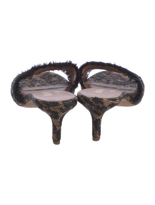 Kate Spade New York Printed Fringe Trim Accent Slides