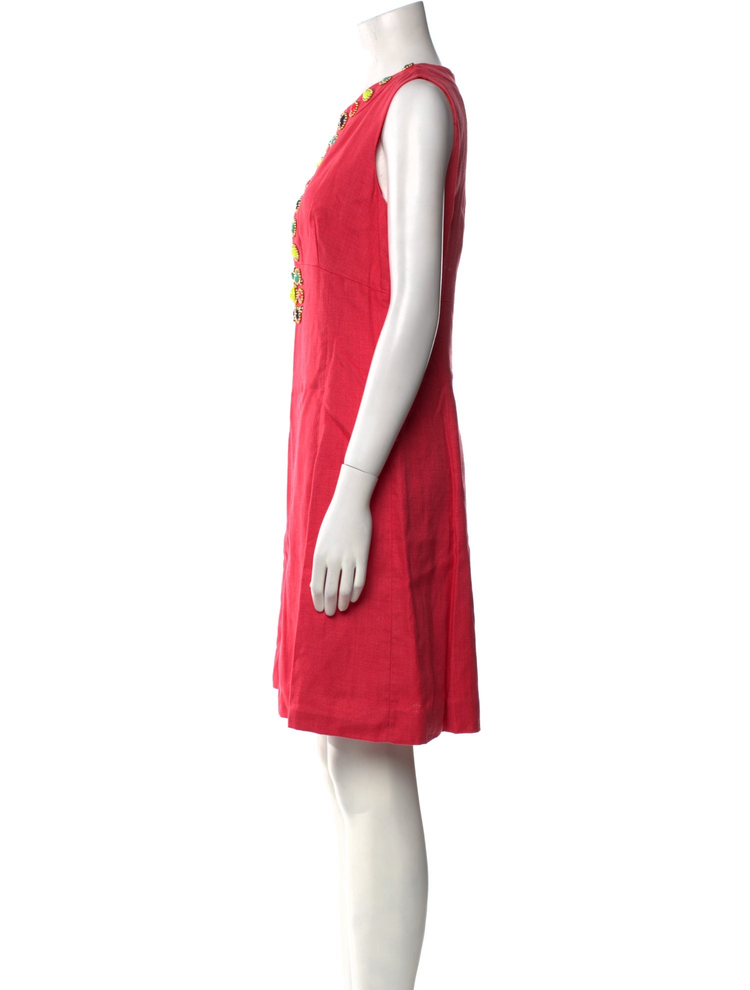 Kate Spade New York Linen Knee-Length Dress