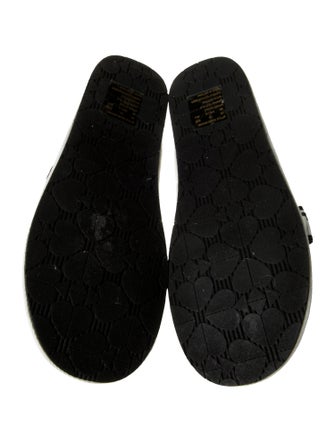 Kate Spade New York Velvet Polka Dot Print Slides