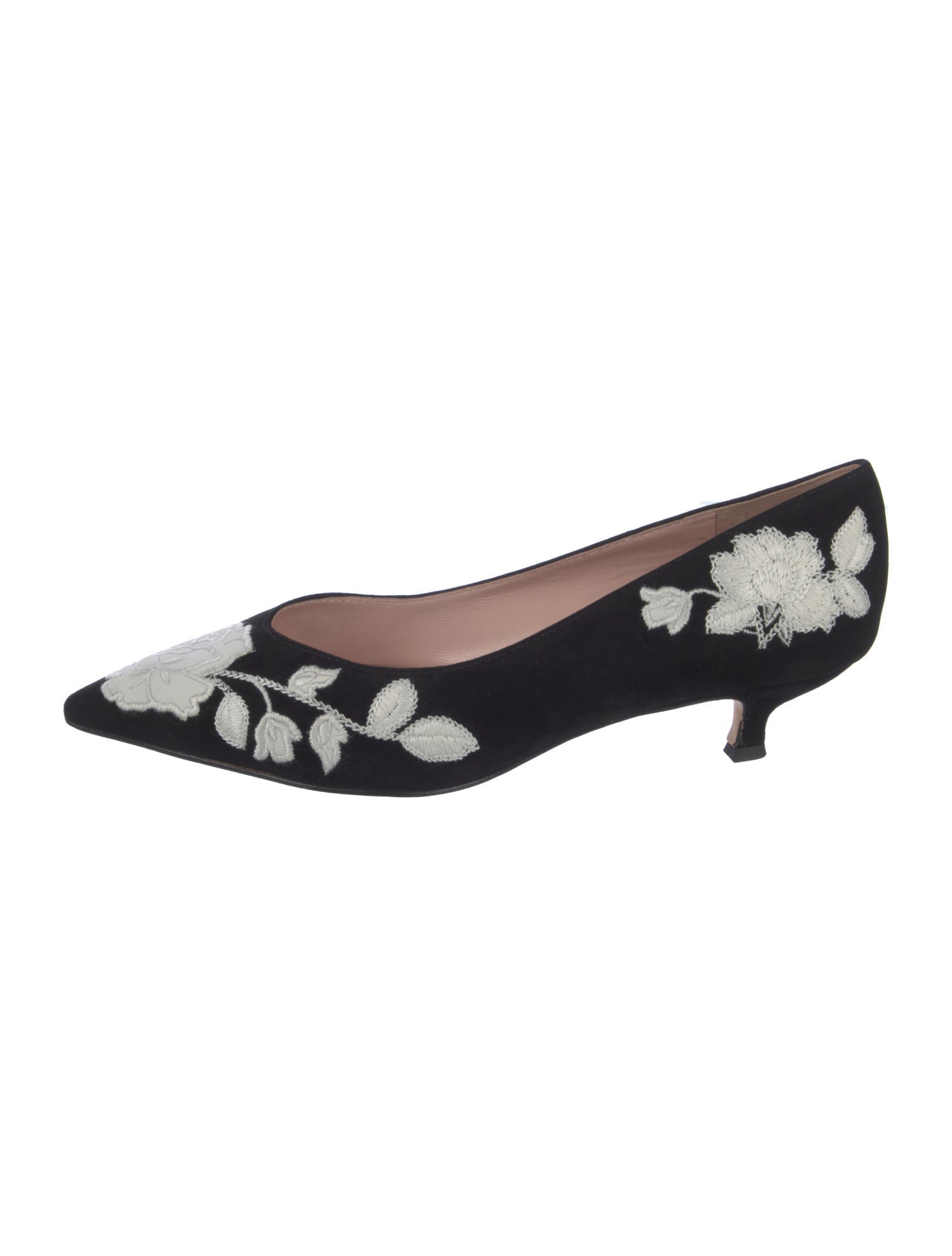 Kate Spade New York Suede Floral Print Mules
