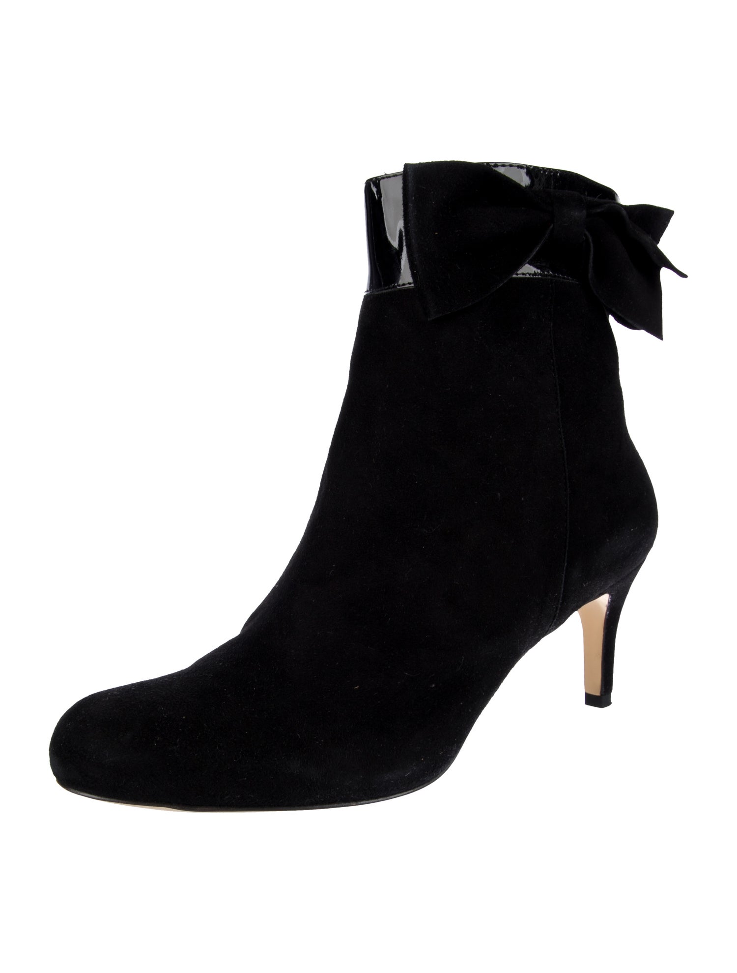 Kate Spade New York Suede Bow Accents Boots