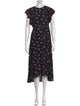 Kate Spade New York Floral Print Long Dress