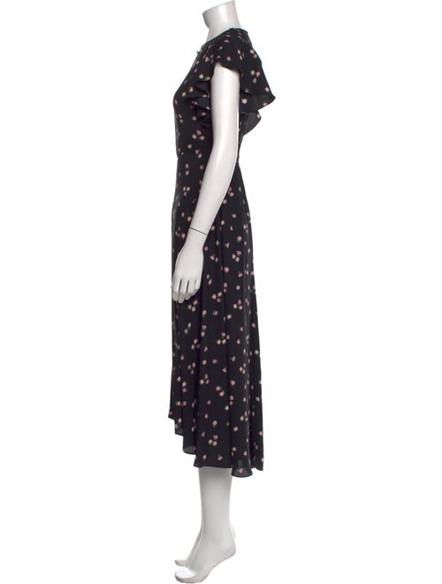 Kate Spade New York Floral Print Long Dress