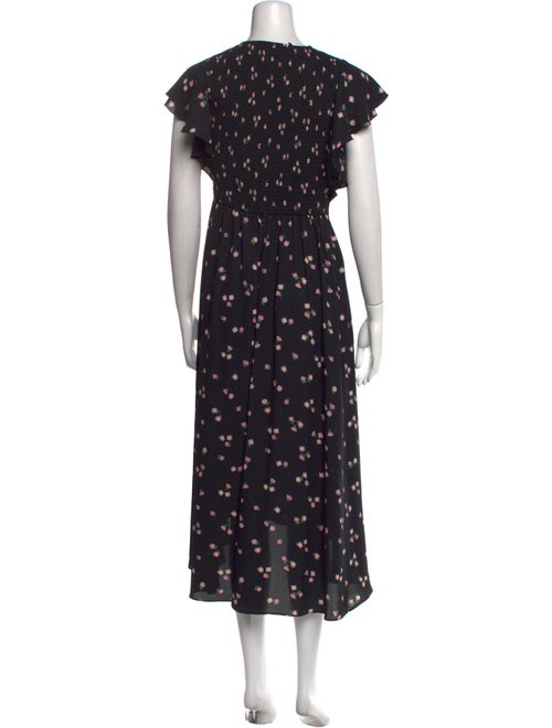 Kate Spade New York Floral Print Long Dress