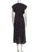 Kate Spade New York Floral Print Long Dress