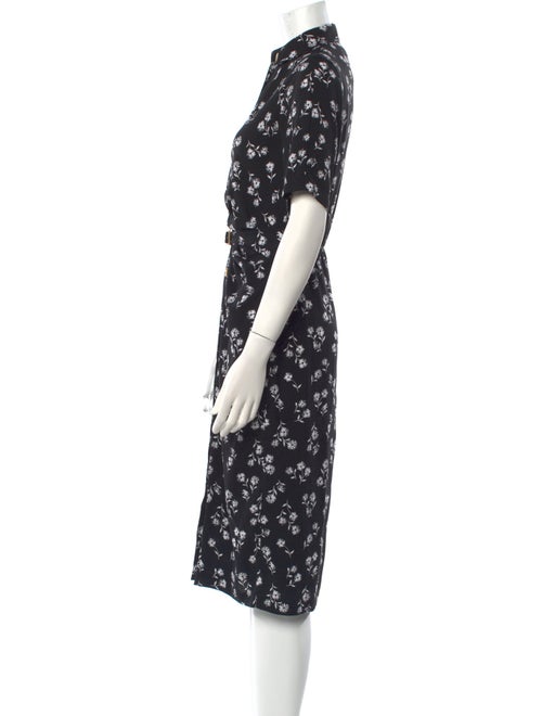 Kate Spade New York Floral Print Midi Length Dress