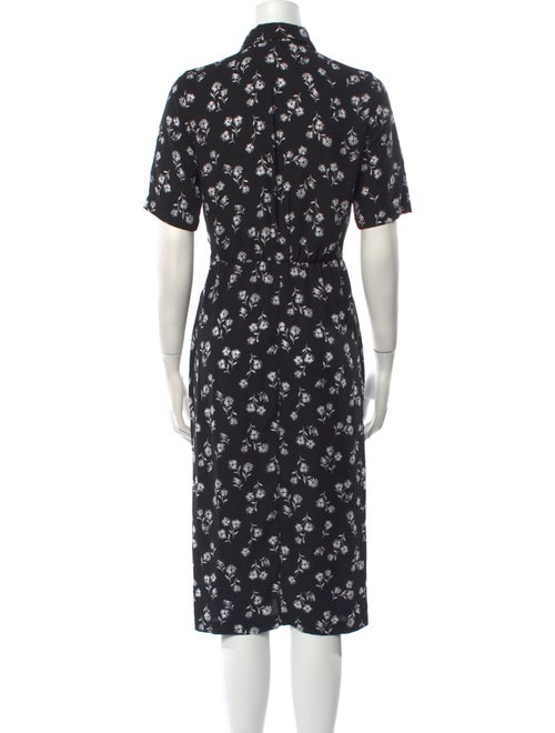 Kate Spade New York Floral Print Midi Length Dress