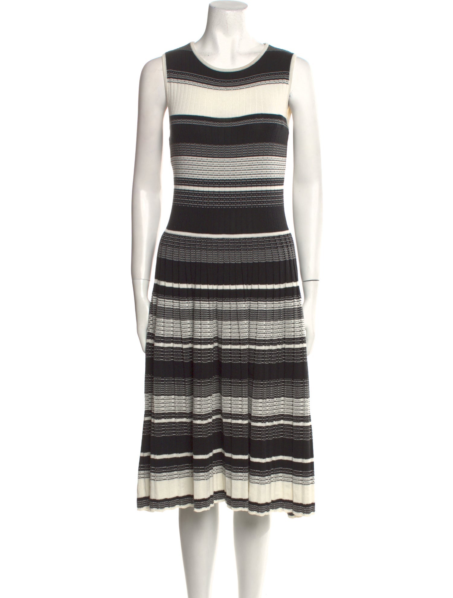 Kate Spade New York Striped Midi Length Dress