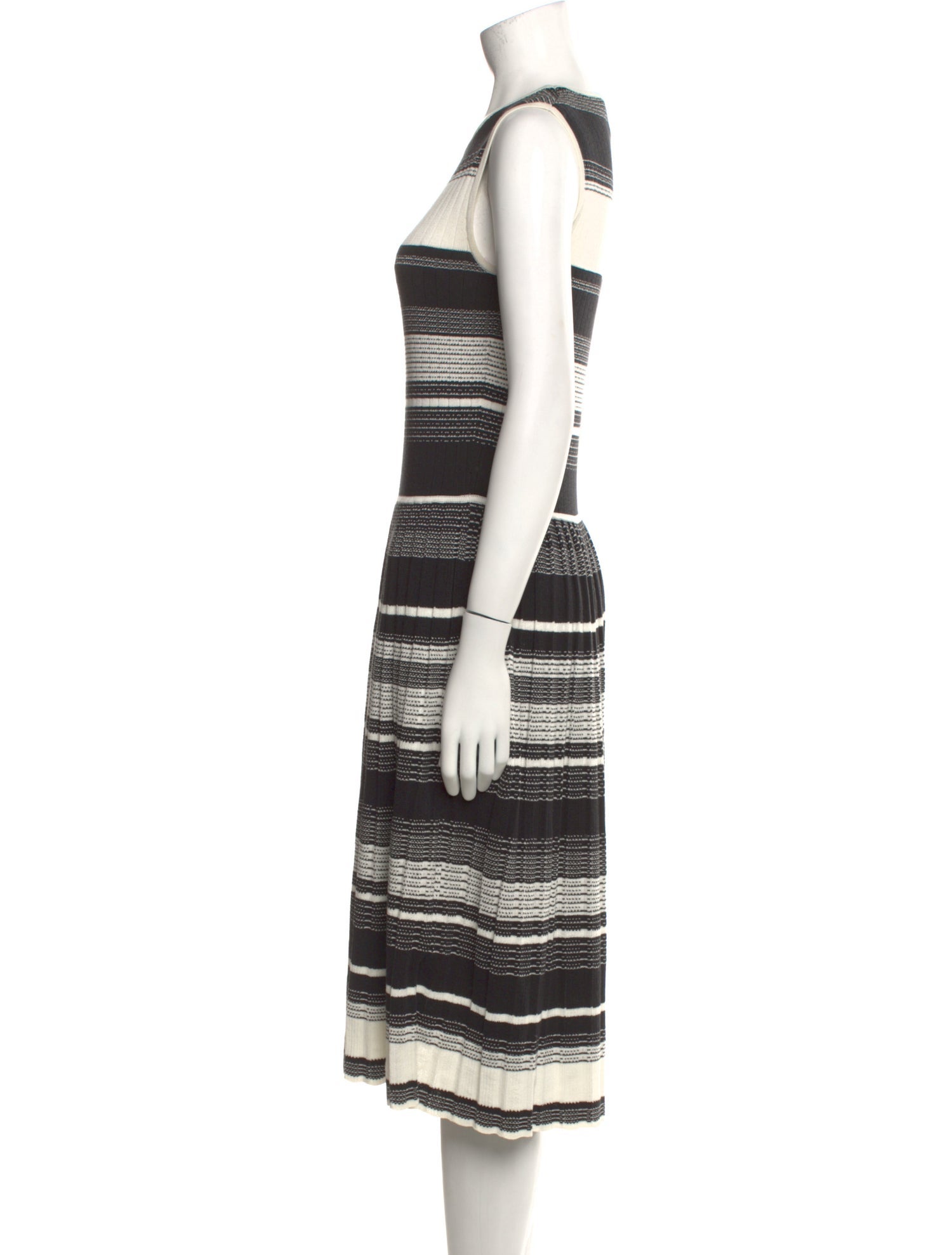 Kate Spade New York Striped Midi Length Dress