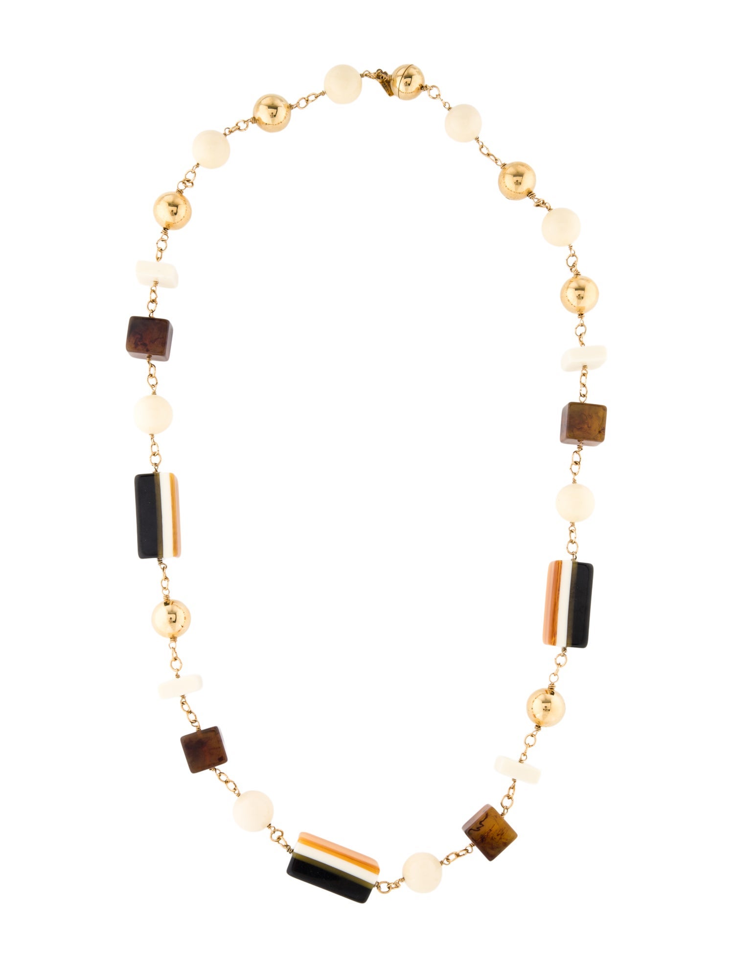 Kate Spade New York Resin & Bead Collar Necklace