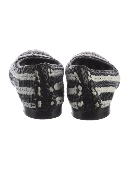 Kate Spade New York Straw Animal Print Flats