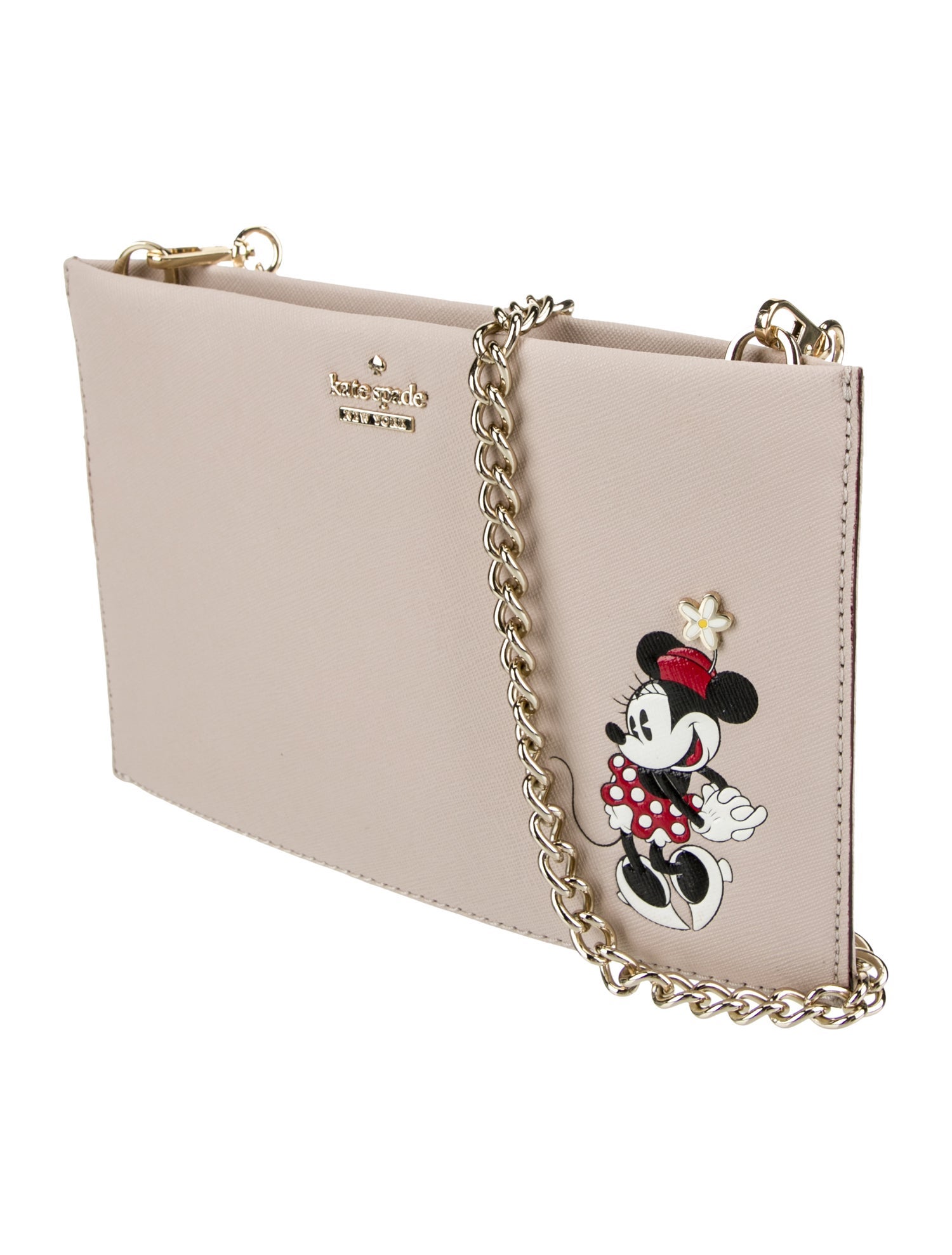 Kate Spade x Disney Saffiano Leather Clutch