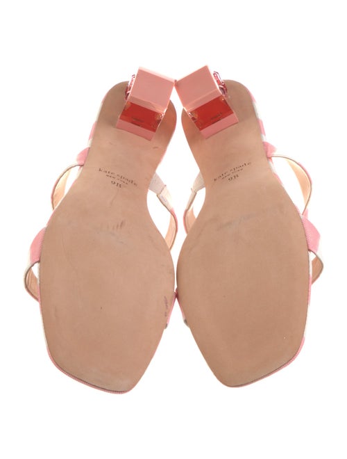 Kate Spade New York Printed Crystal Embellishments Slides