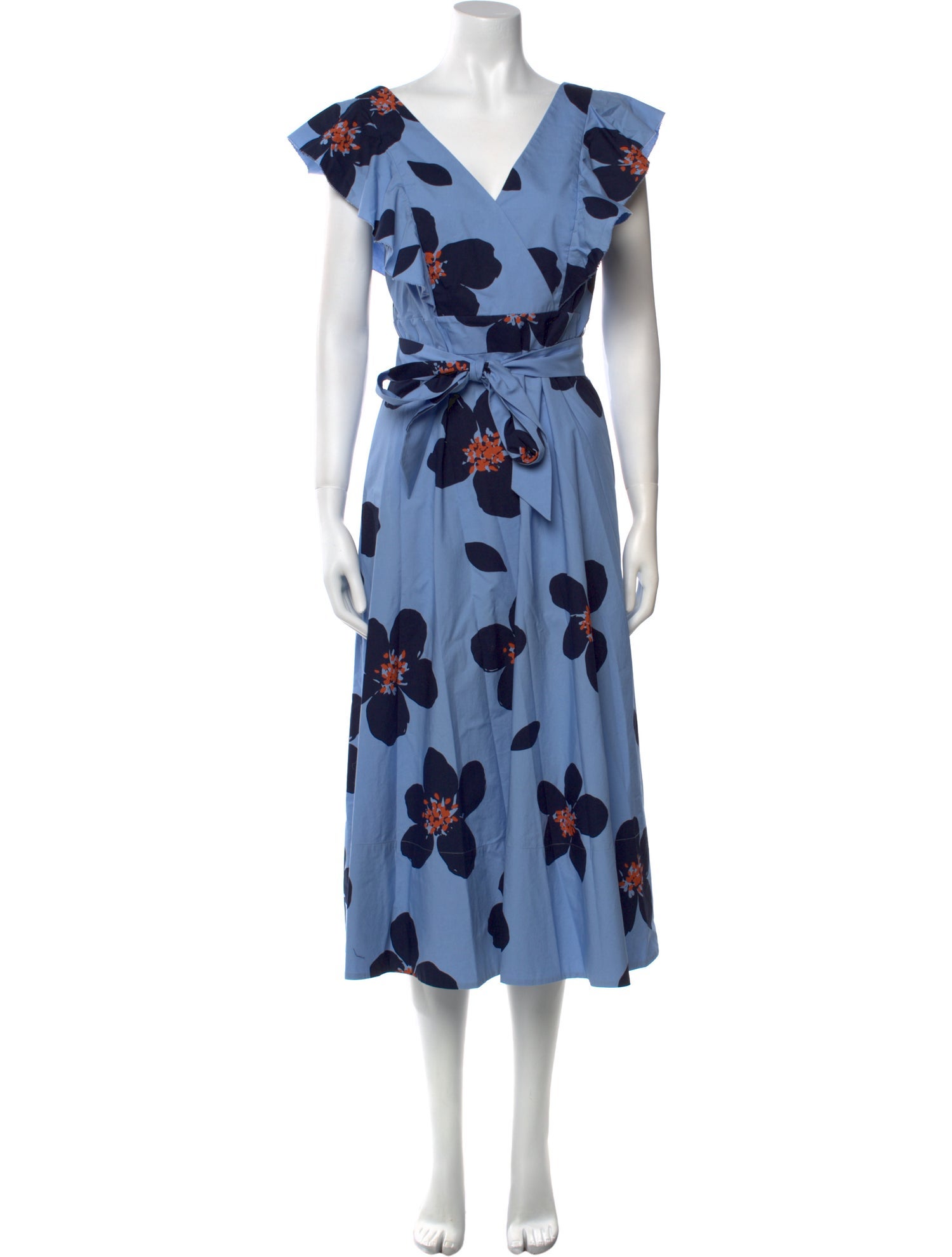 Kate Spade New York Floral Print Long Dress