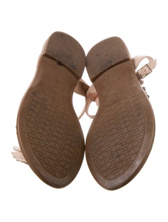 Kate Spade New York Leather Floral Print Slingback Sandals