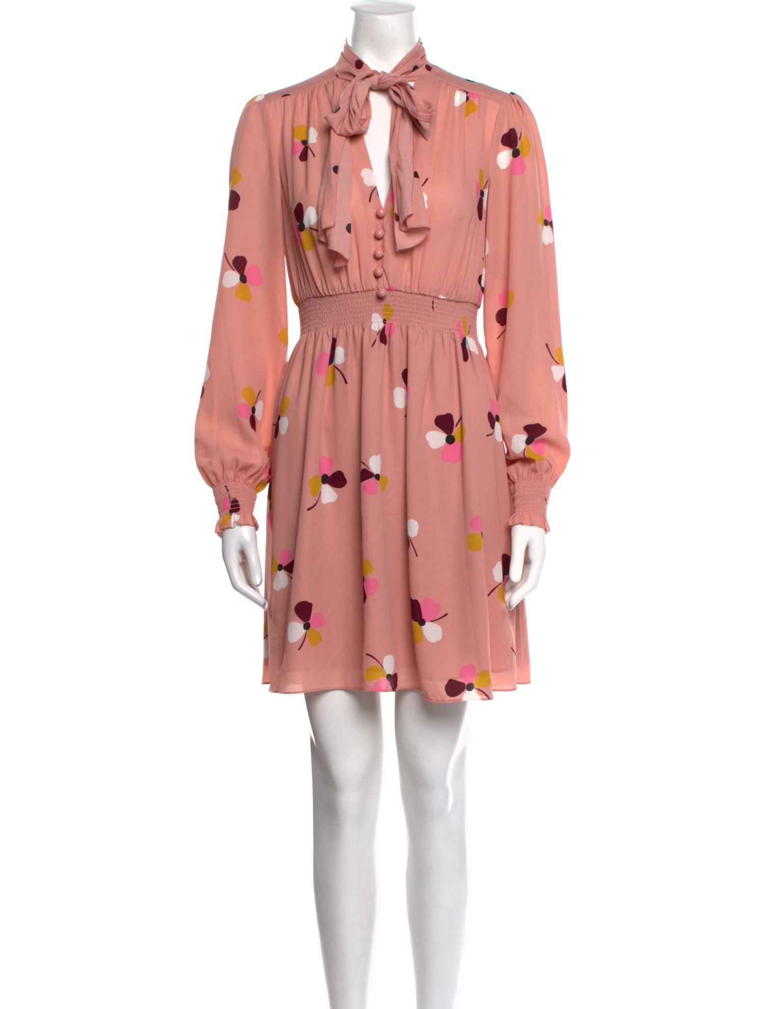 Kate Spade New York Floral Print Mini Dress