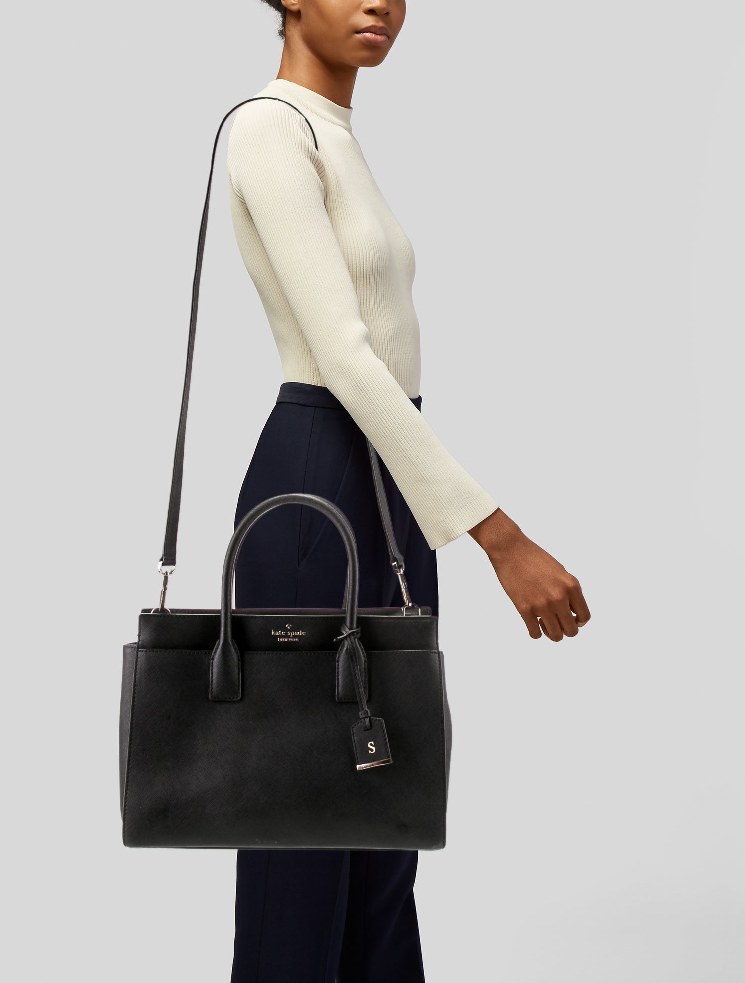 Kate Spade New York Saffiano Leather Top Handle Bag