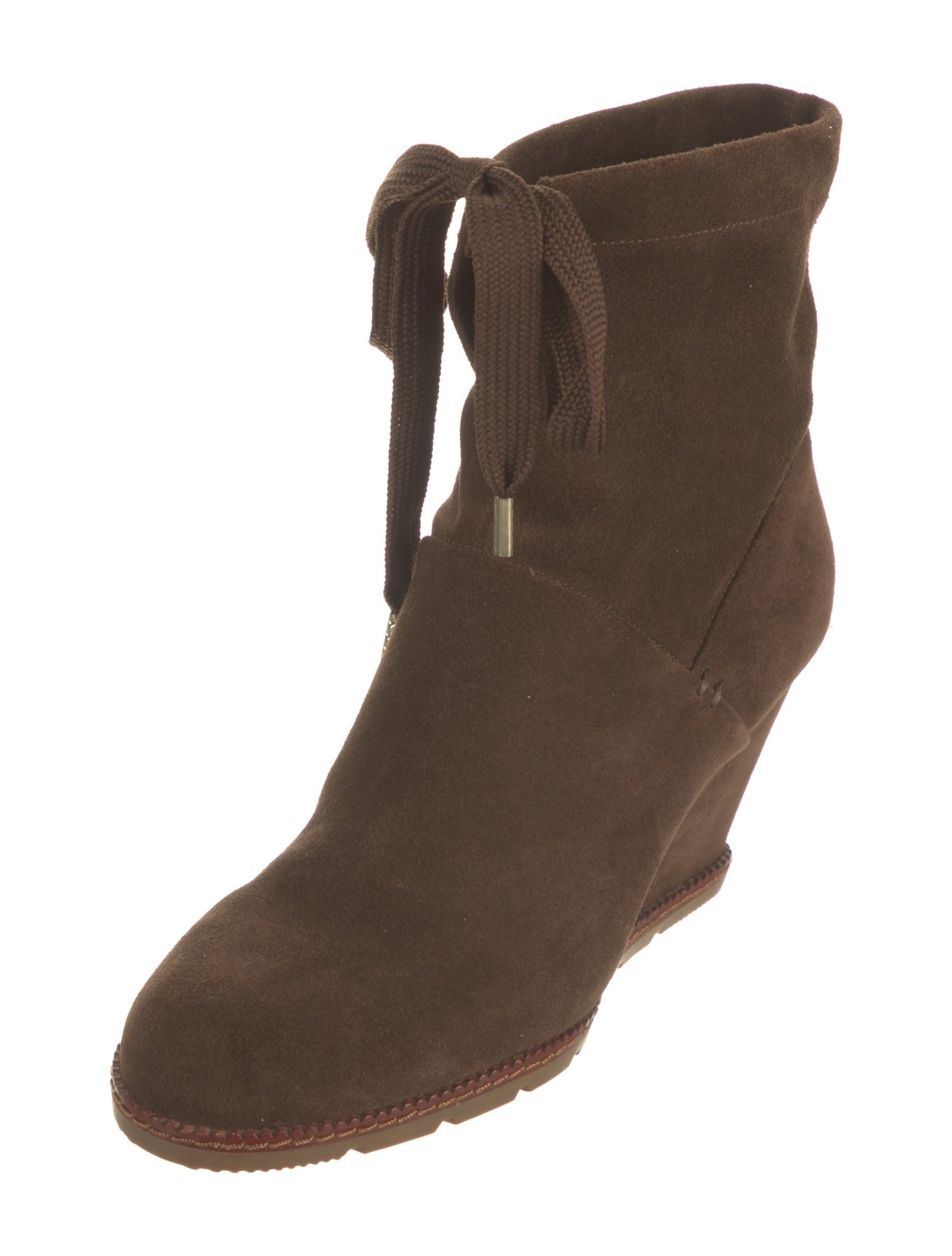 Kate Spade New York Suede Lace-Up Boots