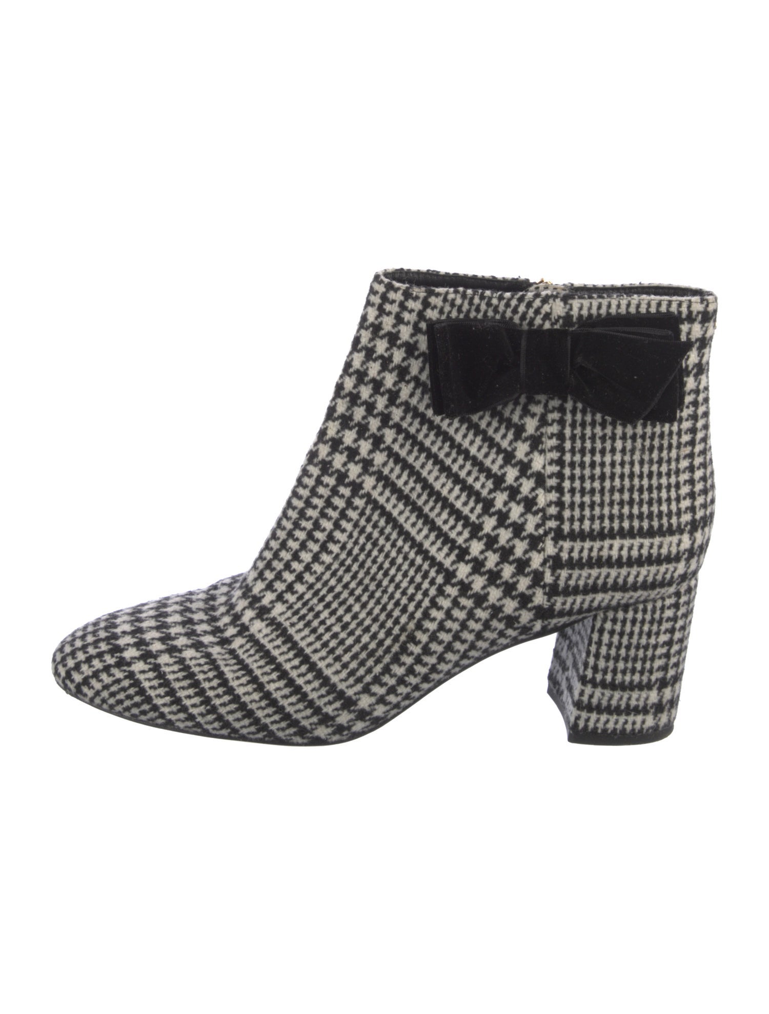 Kate Spade New York Ponyhair Houndstooth Print Boots