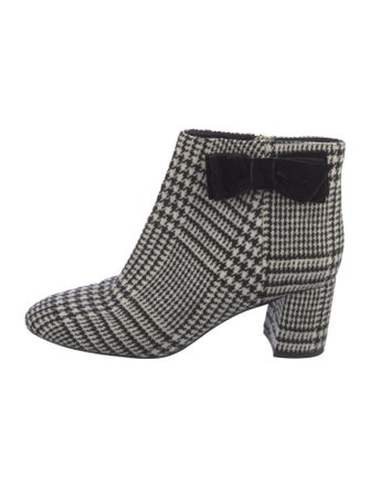 Kate Spade New York Ponyhair Houndstooth Print Boots