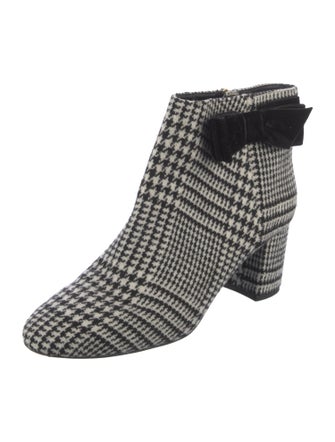 Kate Spade New York Ponyhair Houndstooth Print Boots