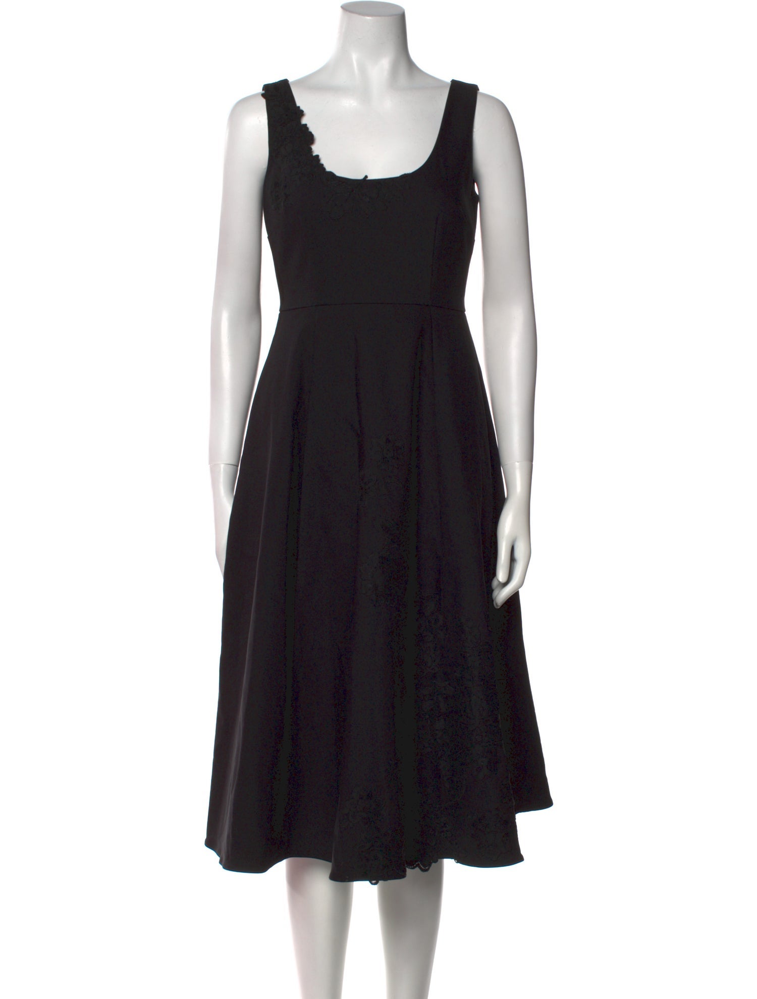 Kate Spade New York Scoop Neck Midi Length Dress