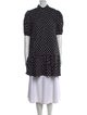 Kate Spade New York Polka Dot Print Mini Dress