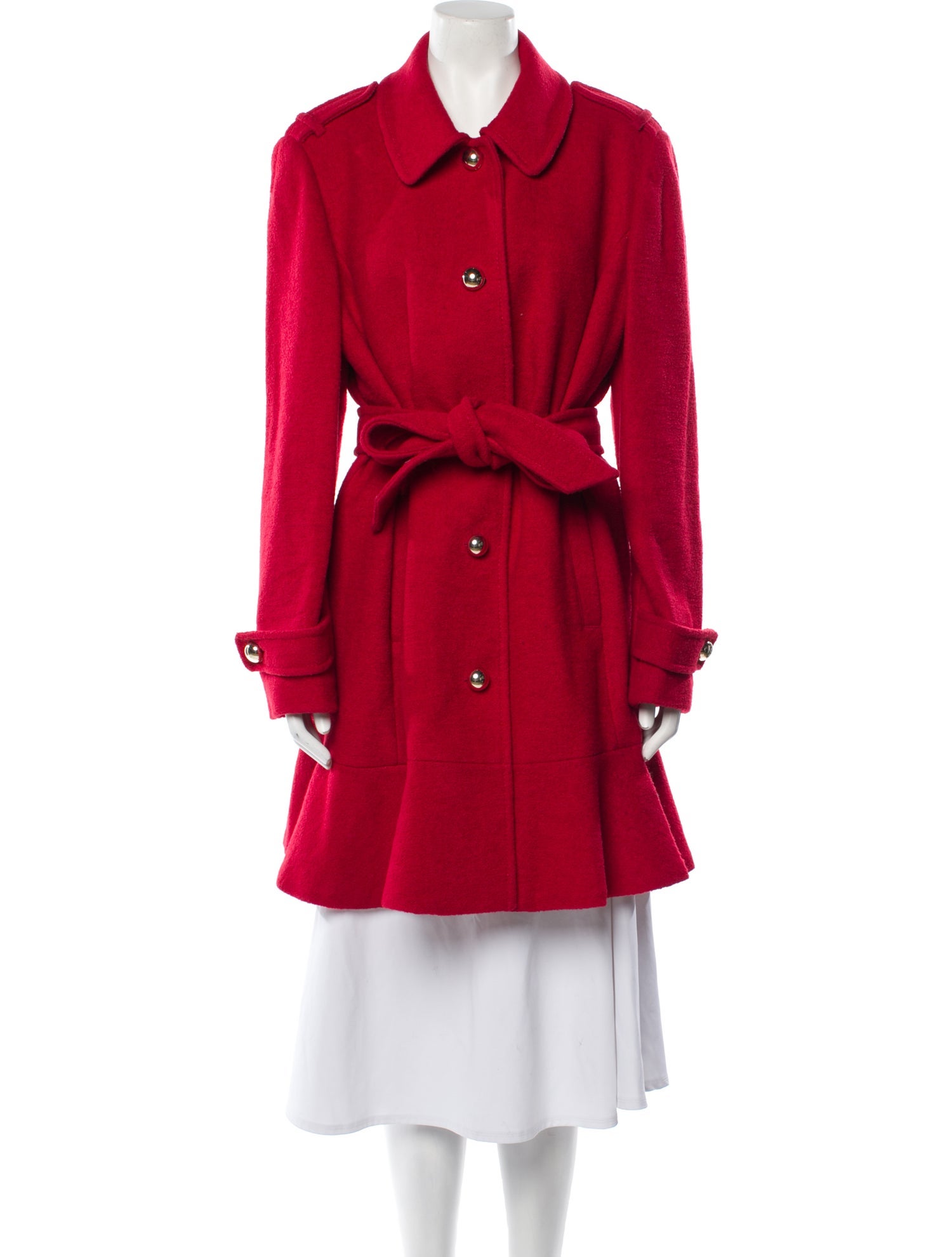 kate spade♤ size140 美品！コート Cinch Waist Faux Fur Coat | Kate Spade New York