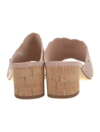 Kate Spade New York Suede Scalloped Accent Slides