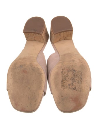 Kate Spade New York Suede Scalloped Accent Slides