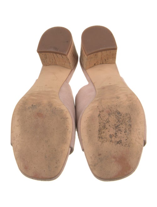 Kate Spade New York Suede Scalloped Accent Slides