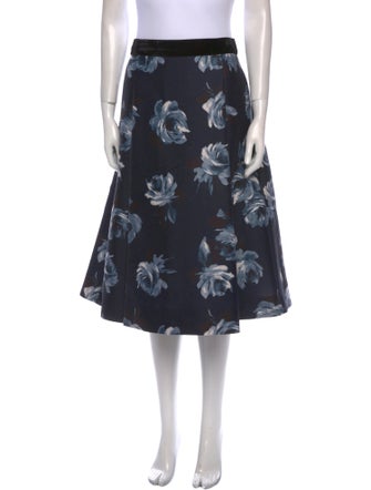 Kate Spade New York Floral Print Knee-Length Skirt