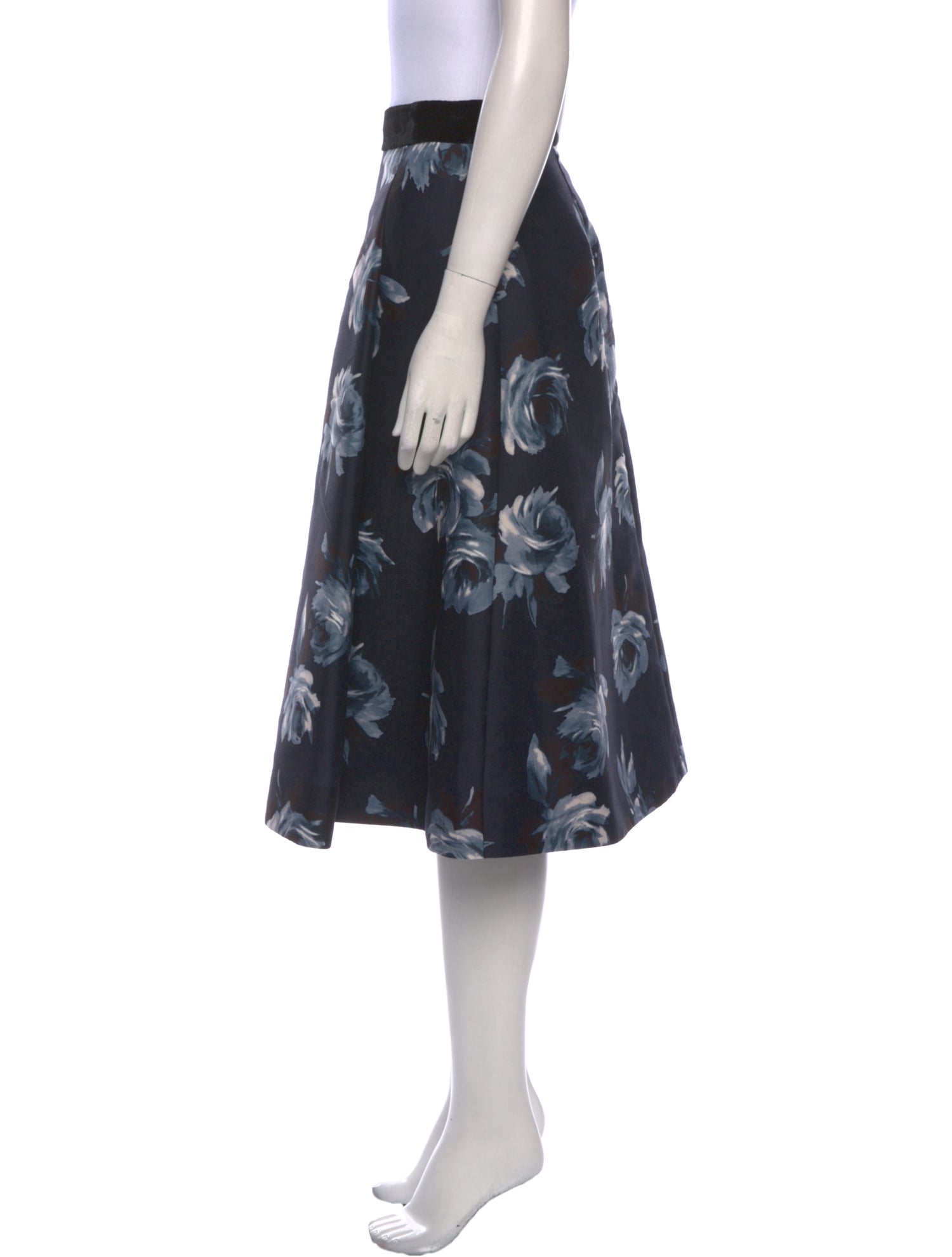 Kate Spade New York Floral Print Knee-Length Skirt